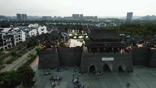 合集广西崇左市太平古城航拍