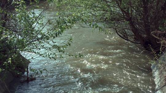 农业灌溉水沟排水渠流水