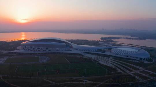 滁州市奥体中心视频素材模板下载