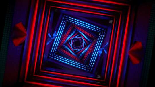 科幻通道数字背景穿梭