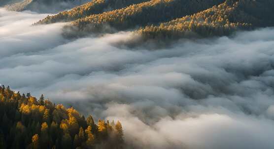 唯美风光日出日落云海风景唯美开场航拍中国