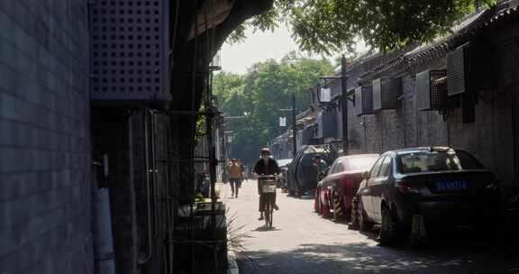 北京胡同 胡同光影 人文北京空镜头