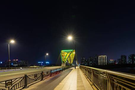 洛阳4k瀛洲桥大范围延时摄影