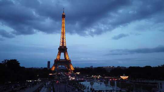 巴黎 法国 埃菲尔铁塔 巴黎视频素材模板下载