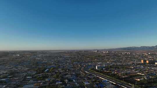 蓝天 城市 农村