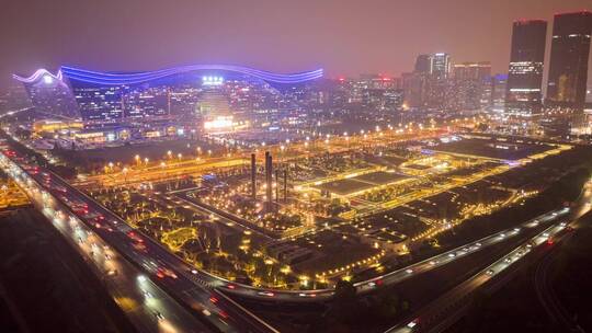 成都skp商圈夜景延时