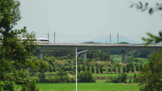 中国高铁 中国速度 动车 航拍高铁