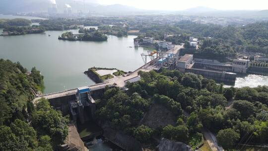 4K航拍湖北咸宁赤壁陆水湖风景区