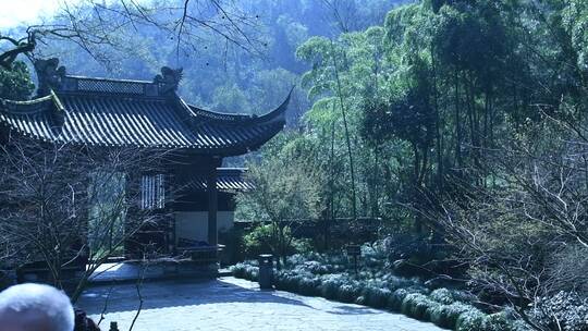 杭州飞来峰永福寺禅院风景