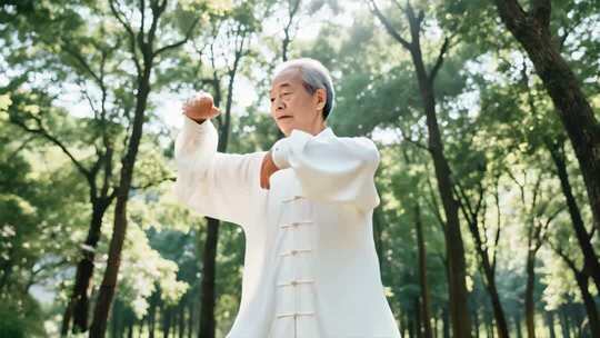 老人老年夫妇幸福晚年生活ai素材原创