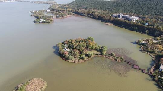 航拍徐州云龙湖5A景区