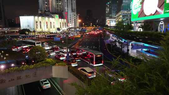 上海徐家汇夜景