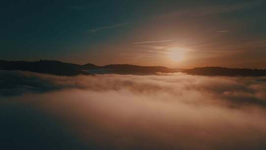 雾，山，霾，天空