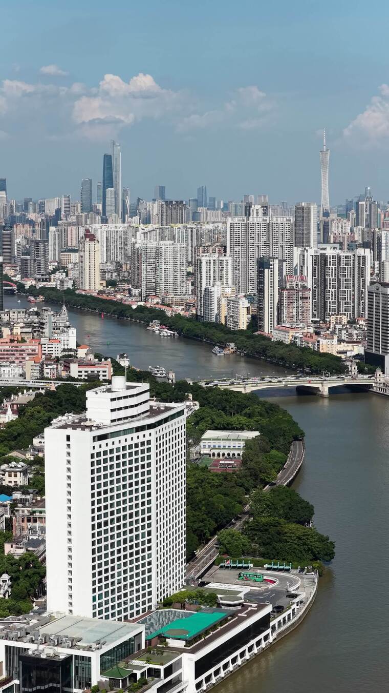 中国广东省广州市荔湾白鹅潭建筑群