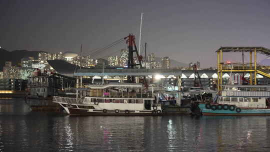 香港维多利亚港夜景