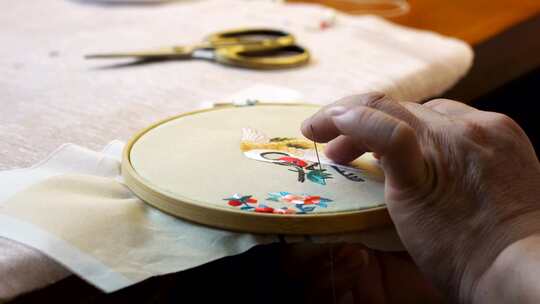 （合集）中国民间传统非遗文化民间刺绣布艺