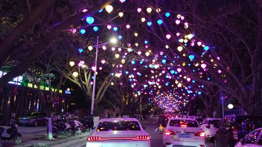 城市马路节日灯饰