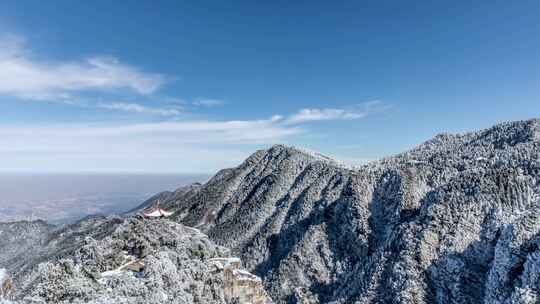 庐山观云亭雪后初霁延时