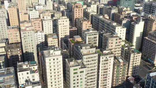 航拍深圳城市建筑景观