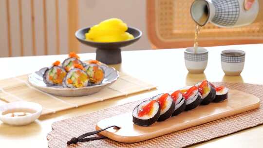 海苔寿司卷料理