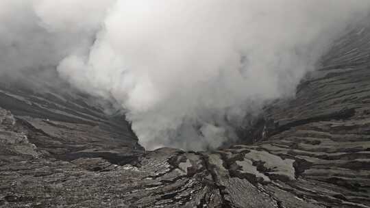 航拍Bromo火山