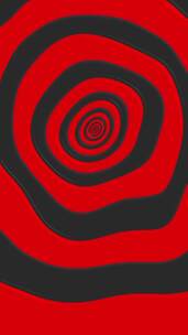 垂直视频-Trippy黑色和红色圆圈抽象