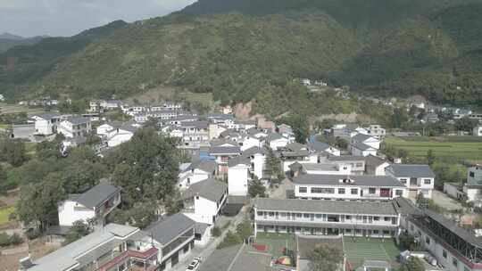 新农村景区乡村旅游乡村振兴风光航拍视频素材模板下载