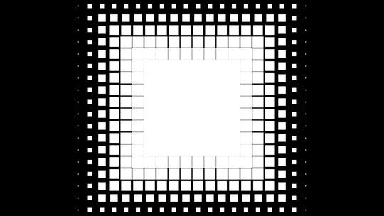4k方形黑白格子遮罩转场过渡素材 (7)视频素材模板下载