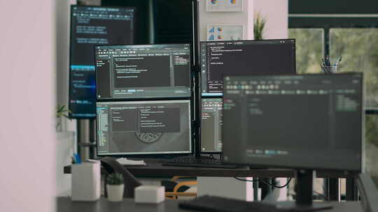 计算机屏幕显示的程序代码