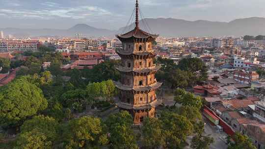 福建泉州开元寺古城城市宣传片航拍