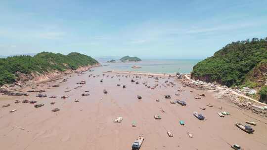 福建霞浦天然避风港航拍