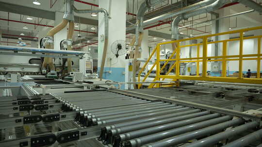 工厂内部生产线场景