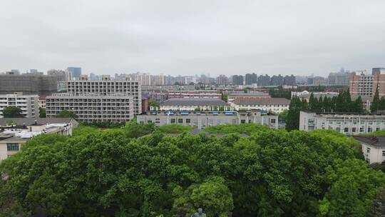 上海华东理工大学校园航拍