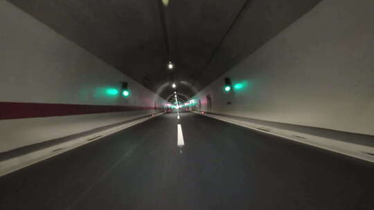 汽车在隧道穿梭视频素材模板下载