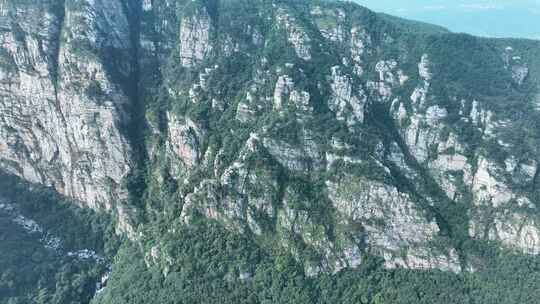 庐山风景区山峰岩石航拍山脉山丘山岭山陵