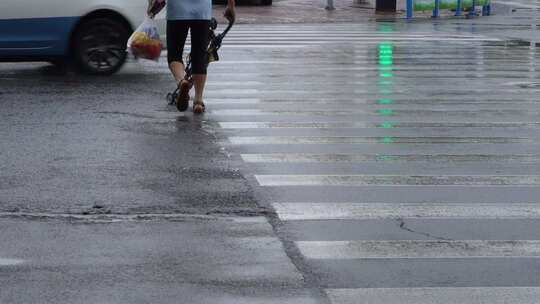 雨天 下雨 城市风光 写意 台风 雨中景色