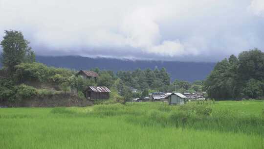 阿鲁纳恰尔邦印度山谷景观。