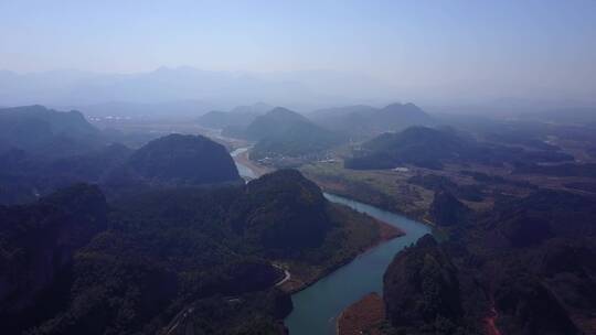 龙虎山航拍风景