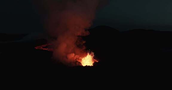 火山，熔岩，冰岛，山