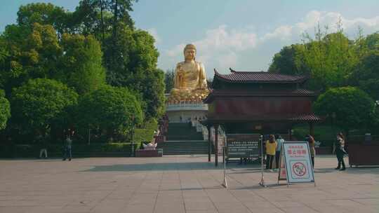 重庆华岩寺大佛延时