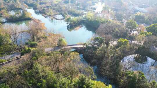 杭州市西湖区西溪湿地美景风景视频素材