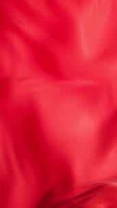 红色丝绸绸缎的质感波纹