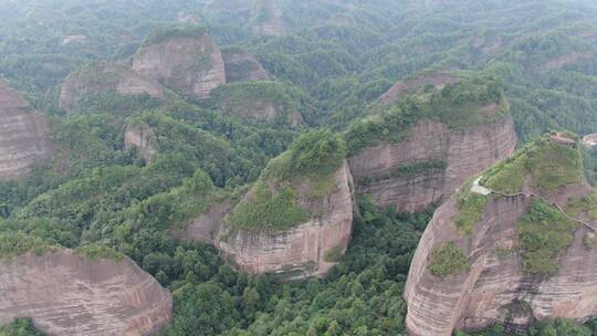 湖南怀化通道万佛山4A景区航拍