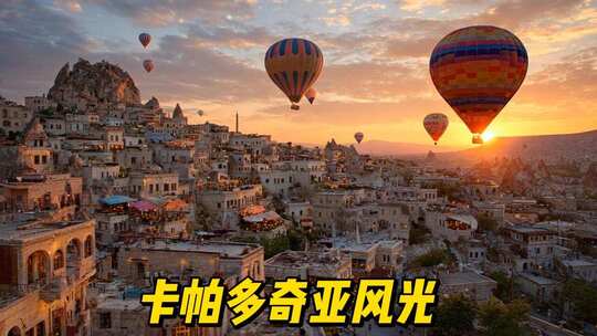 卡帕多奇亚热气球风光