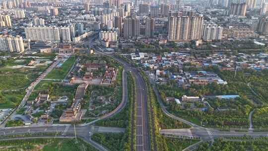 山西运城城市地标建筑