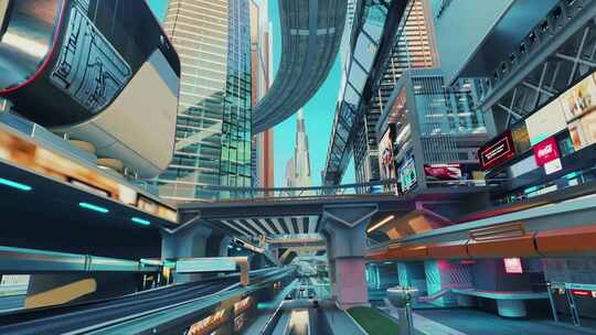 科幻城市 元宇宙 未来城市