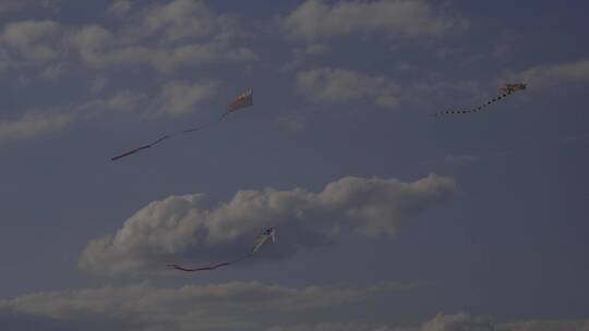 天空中的风筝视频素材模板下载