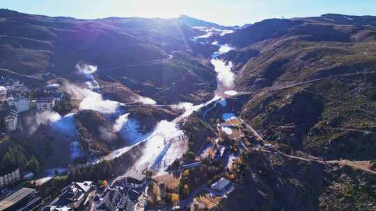 Sierra Nevada，滑雪场，西班