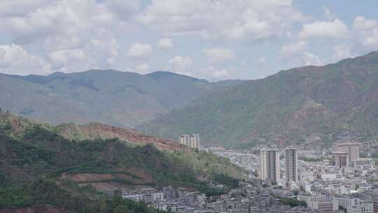 云南_山区_全景_延时