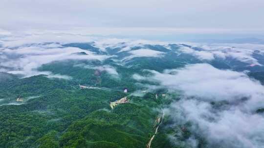 云海山景航拍视频4K